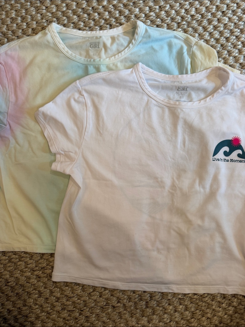 Athleta Girls' 2 shirts L 12